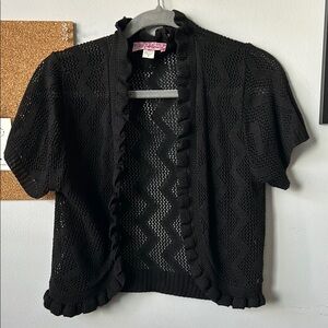 Black Cardigan Sweater